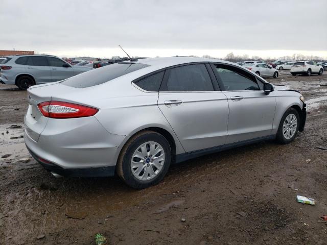 3FA6P0G72ER104494 - 2014 FORD FUSION S SILVER photo 3