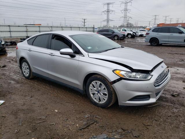 3FA6P0G72ER104494 - 2014 FORD FUSION S SILVER photo 4