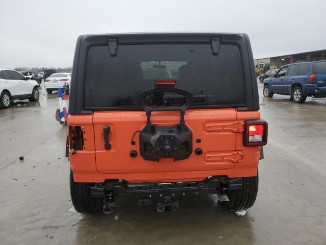 1C4HJXDG5PW648165 - 2023 JEEP WRANGLER SPORT ORANGE photo 6