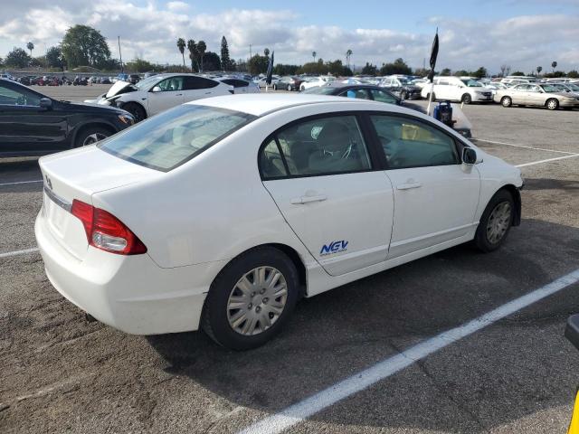 19XFA46589E000138 - 2009 HONDA CIVIC GX WHITE photo 3