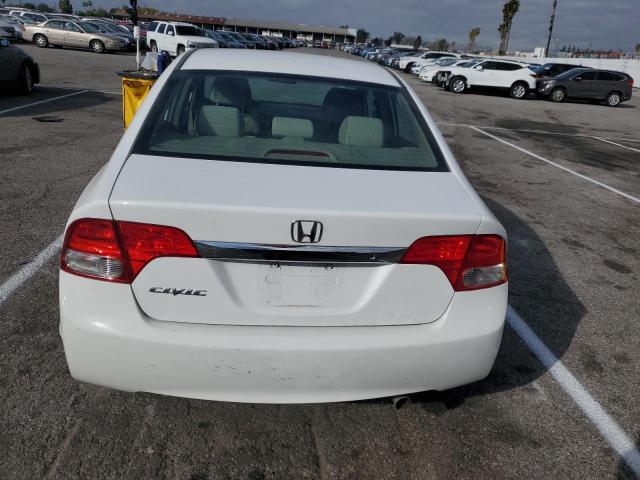 19XFA46589E000138 - 2009 HONDA CIVIC GX WHITE photo 6