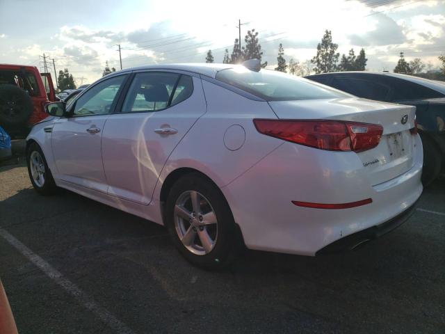 KNAGM4A72F5589468 - 2015 KIA OPTIMA LX WHITE photo 2