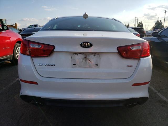 KNAGM4A72F5589468 - 2015 KIA OPTIMA LX WHITE photo 6