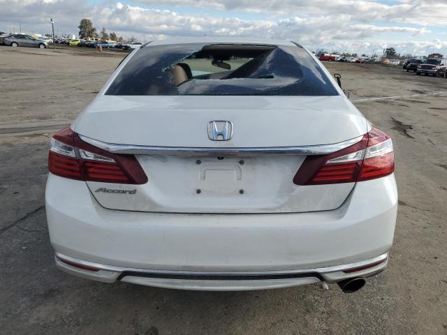 1HGCR2F36HA081013 - 2017 HONDA ACCORD LX WHITE photo 6