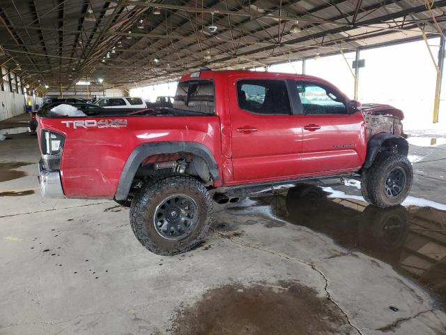 3TMCZ5AN6HM110165 - 2017 TOYOTA TACOMA DOUBLE CAB RED photo 3