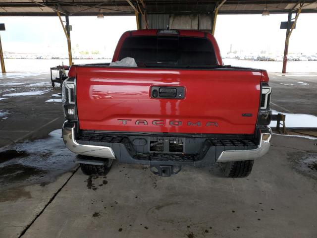 3TMCZ5AN6HM110165 - 2017 TOYOTA TACOMA DOUBLE CAB RED photo 6