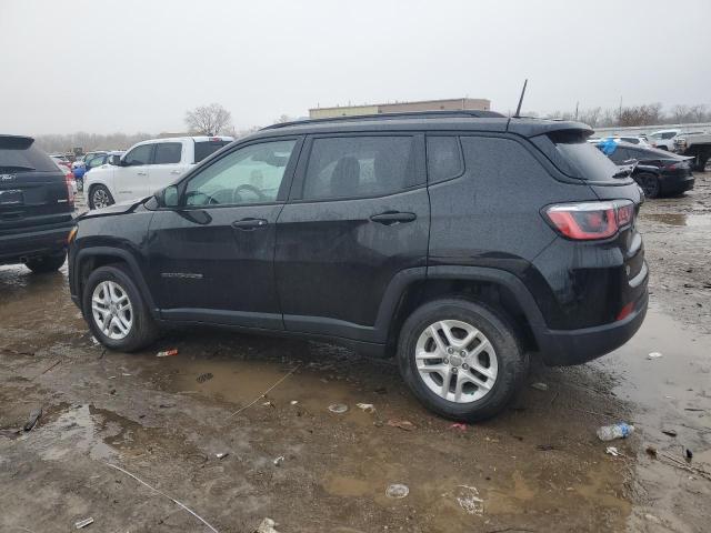 3C4NJCAB8JT368662 - 2018 JEEP COMPASS SPORT BLACK photo 2