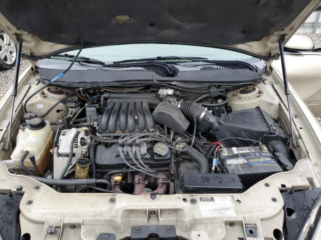 1FAFP58U91A295319 - 2001 FORD TAURUS SE GOLD photo 11