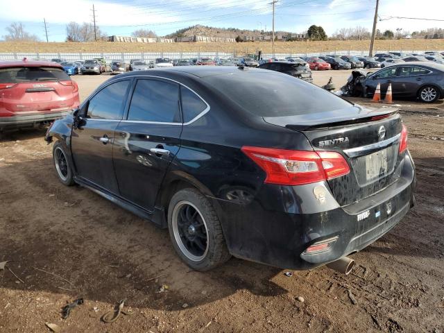 3N1AB7AP7KY318664 - 2019 NISSAN SENTRA S BLACK photo 2