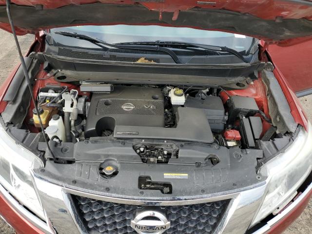 5N1AR2MN4GC623752 - 2016 NISSAN PATHFINDER S BURGUNDY photo 11