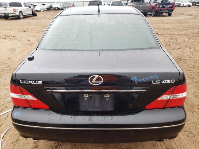 JTHBN36FX65043875 - 2006 LEXUS LS 430 BLACK photo 6