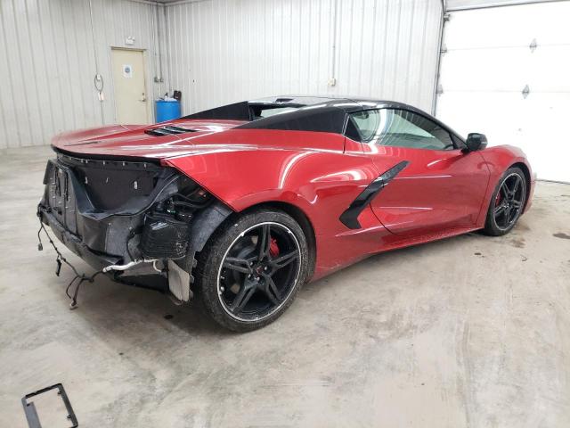 1G1YC3D40N5104077 - 2022 CHEVROLET CORVETTE STINGRAY 3LT RED photo 3