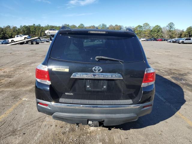 5TDYK3EH9CS054976 - 2012 TOYOTA HIGHLANDER LIMITED BLACK photo 6