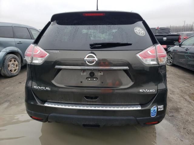 KNMAT2MV1FP526425 - 2015 NISSAN ROGUE S BLACK photo 6