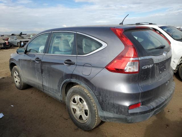 2HKRM4H36FH638623 - 2015 HONDA CR-V LX GRAY photo 2