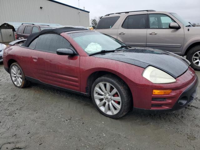 4A3AE45G23E143992 - 2003 MITSUBISHI ECLIPSE SPYDER GS BURGUNDY photo 4