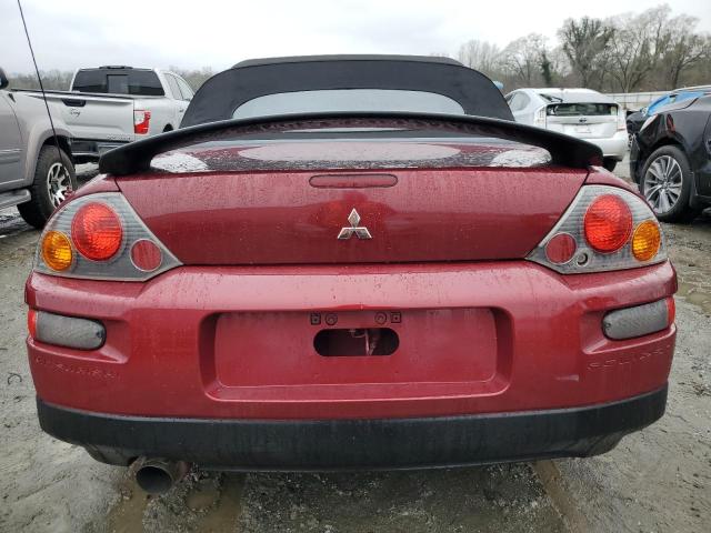 4A3AE45G23E143992 - 2003 MITSUBISHI ECLIPSE SPYDER GS BURGUNDY photo 6