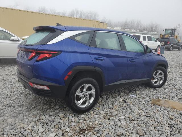 5NMJACAE2NH087498 - 2022 HYUNDAI TUCSON SE BLUE photo 3