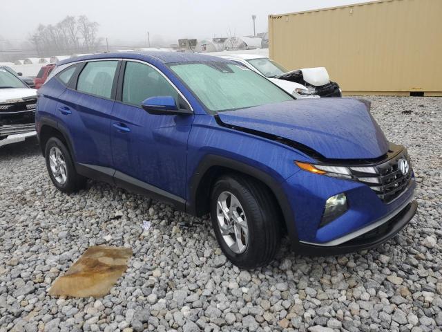 5NMJACAE2NH087498 - 2022 HYUNDAI TUCSON SE BLUE photo 4