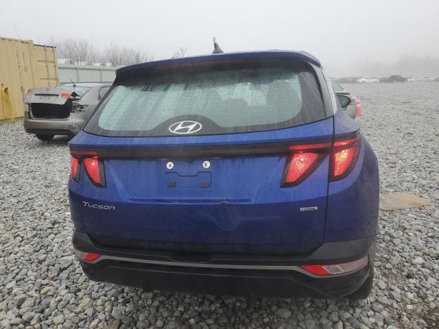 5NMJACAE2NH087498 - 2022 HYUNDAI TUCSON SE BLUE photo 6