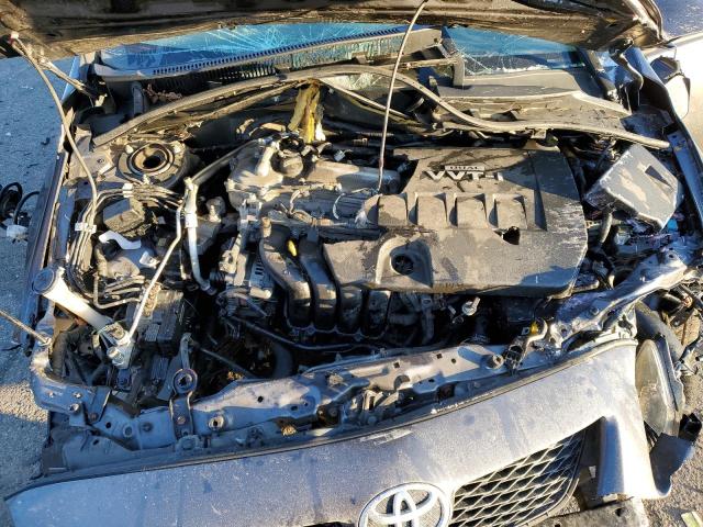 JTDBU4EE9AJ055518 - 2010 TOYOTA COROLLA BASE GRAY photo 11