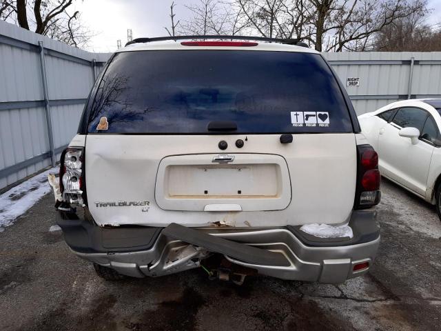 1GNDT13S652225392 - 2005 CHEVROLET TRAILBLAZE LS WHITE photo 6