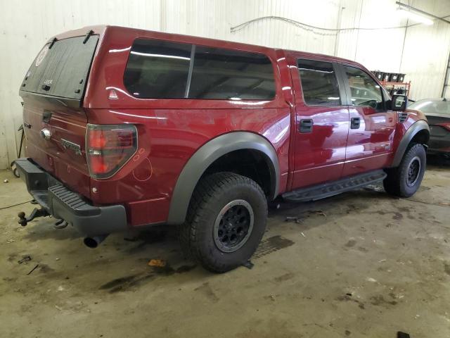 1FTFW1R64EFC72450 - 2014 FORD F150 SVT RAPTOR RED photo 3