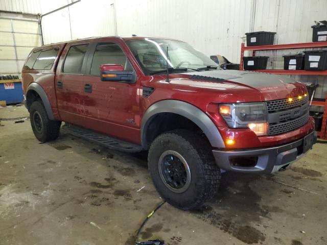 1FTFW1R64EFC72450 - 2014 FORD F150 SVT RAPTOR RED photo 4