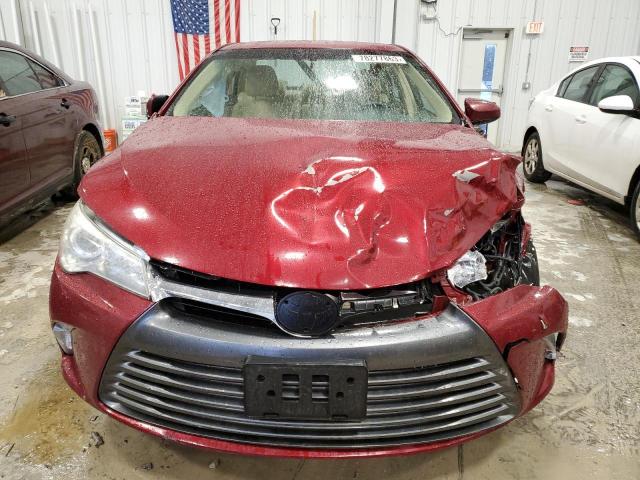 4T1BF1FK4FU890215 - 2015 TOYOTA CAMRY LE RED photo 5