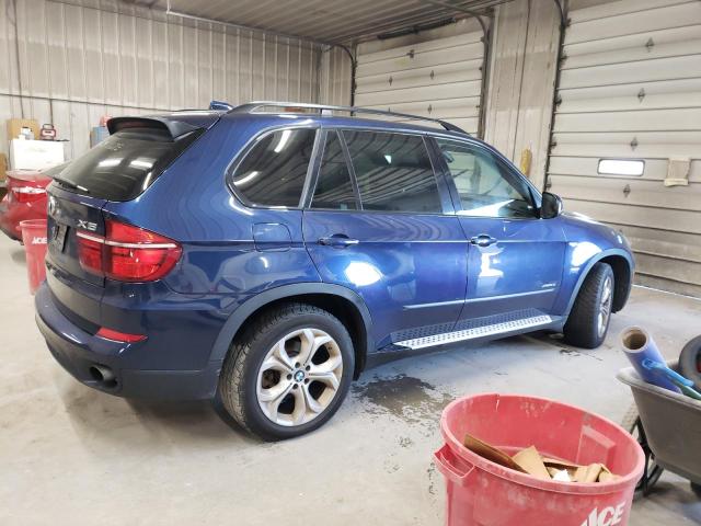 5UXZV4C53CL989601 - 2012 BMW X5 XDRIVE35I BLUE photo 3