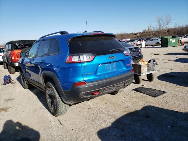 1C4PJMBX1KD425946 - 2019 JEEP CHEROKEE TRAILHAWK BLUE photo 2