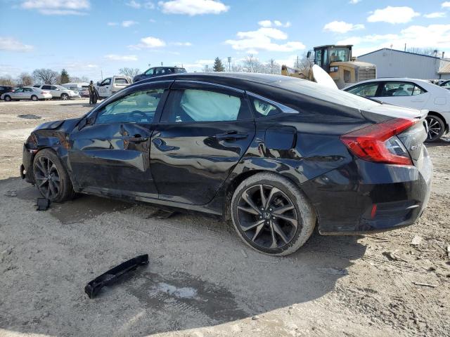 2HGFC2F85MH510504 - 2021 HONDA CIVIC SPORT Schwarz Foto 2