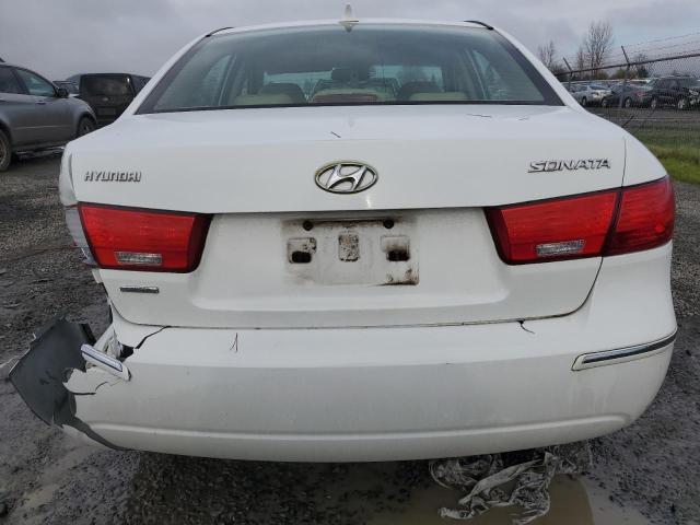 5NPEU46C49H415745 - 2009 HYUNDAI SONATA SE WHITE photo 6