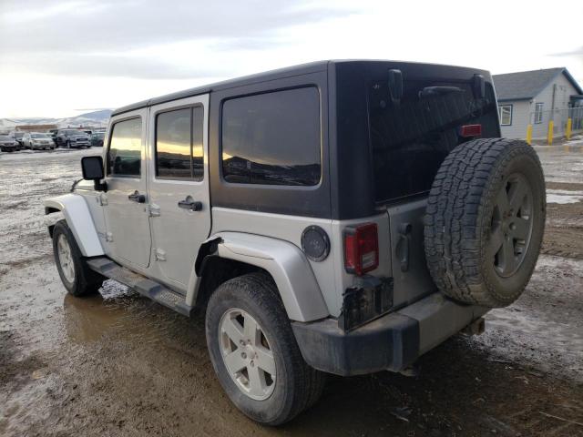 1C4BJWEG1CL216084 - 2012 JEEP WRANGLER U SAHARA SILVER photo 2