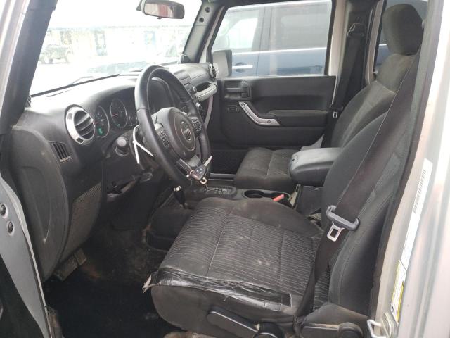1C4BJWEG1CL216084 - 2012 JEEP WRANGLER U SAHARA SILVER photo 7