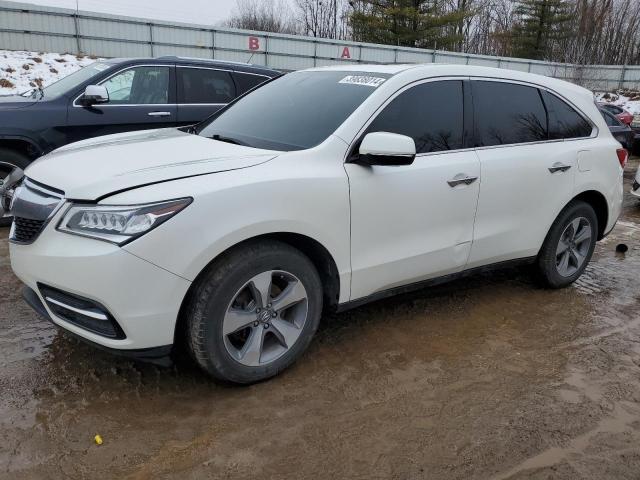 5FRYD4H26GB007291 - 2016 ACURA MDX WHITE photo 1