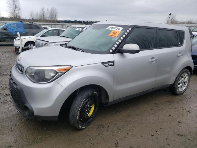 KNDJN2A26F7775422 - 2015 KIA SOUL SILVER photo 1