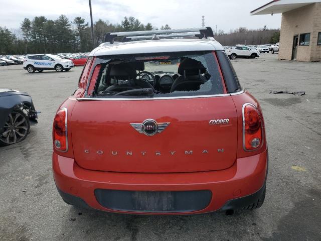 WMWZB3C57DWM09364 - 2013 MINI COOPER COUNTRYMAN RED photo 6