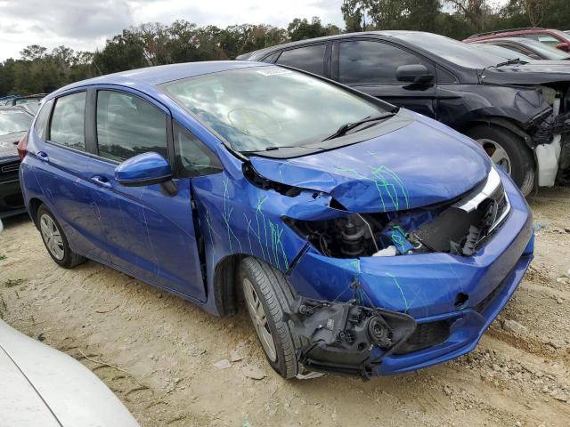 3HGGK5H42JM726181 - 2018 HONDA FIT LX BLUE photo 4