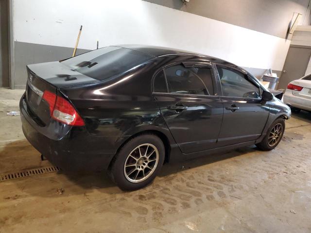 2HGFA1F52AH514723 - 2010 HONDA CIVIC LX BLACK photo 3