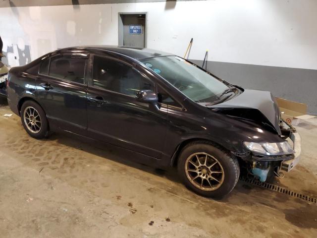 2HGFA1F52AH514723 - 2010 HONDA CIVIC LX BLACK photo 4