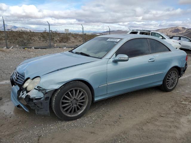 WDBTJ65J44F081598 - 2004 MERCEDES-BENZ CLK 320C BLUE photo 1