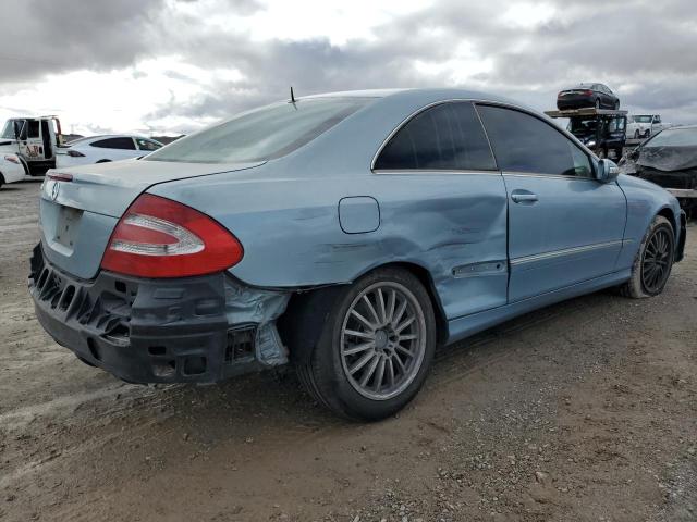 WDBTJ65J44F081598 - 2004 MERCEDES-BENZ CLK 320C BLUE photo 3