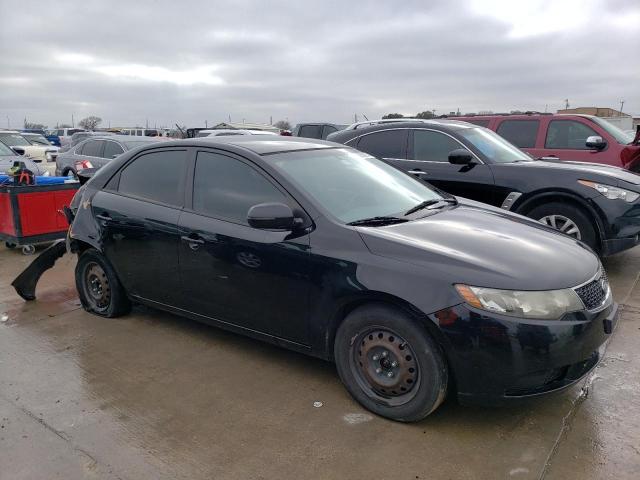 KNAFU4A20D5718739 - 2013 KIA FORTE EX BLACK photo 4