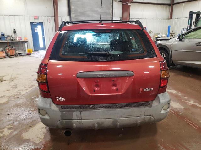 5Y2SL62823Z412457 - 2003 PONTIAC VIBE RED photo 6