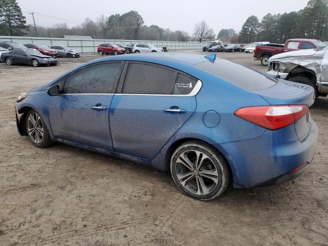 KNAFZ4A82E5138965 - 2014 KIA FORTE EX BLUE photo 2