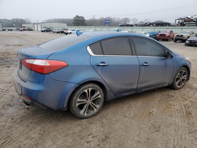 KNAFZ4A82E5138965 - 2014 KIA FORTE EX BLUE photo 3