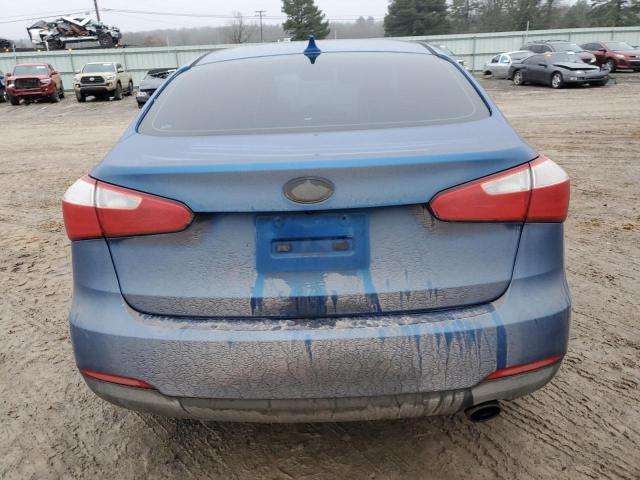 KNAFZ4A82E5138965 - 2014 KIA FORTE EX BLUE photo 6