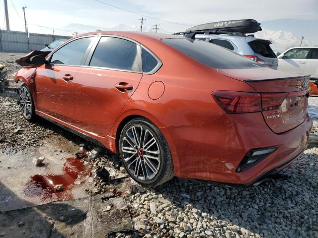 3KPF44ACXLE160171 - 2020 KIA FORTE GT ORANGE photo 2