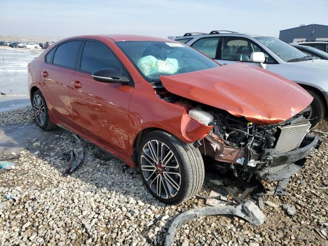 3KPF44ACXLE160171 - 2020 KIA FORTE GT ORANGE photo 4